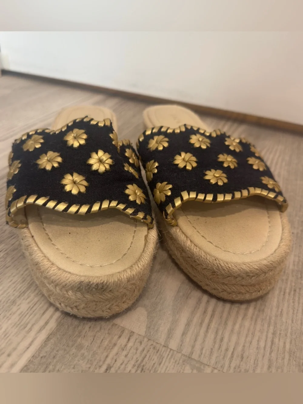Jack Rogers Navy Slide Espadrille